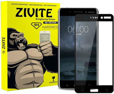 ZIVITE Edge To Edge Tempered Glass for Nokia 7(Pack of 1)
