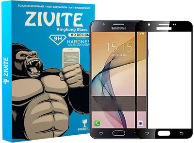 ZIVITE Edge To Edge Tempered Glass for Samsung Galaxy J7 2016, J710(Pack of 1)
