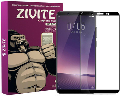 ZIVITE Edge To Edge Tempered Glass for VIVO V7(Pack of 1)