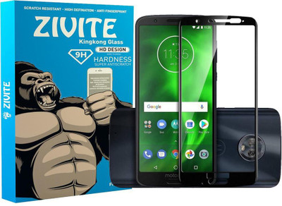 ZIVITE Edge To Edge Tempered Glass for Motorola Moto G6 Play(Pack of 1)