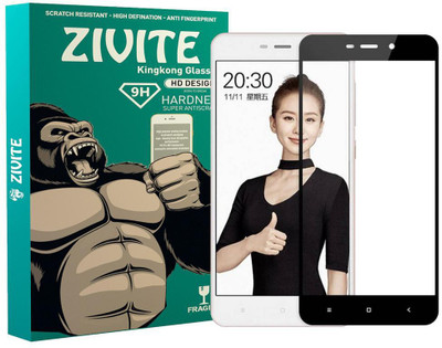 ZIVITE Edge To Edge Tempered Glass for Mi Redmi 4X(Pack of 1)
