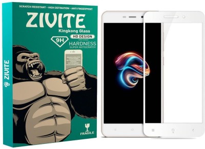 ZIVITE Edge To Edge Tempered Glass for Mi Redmi 4(Pack of 1)