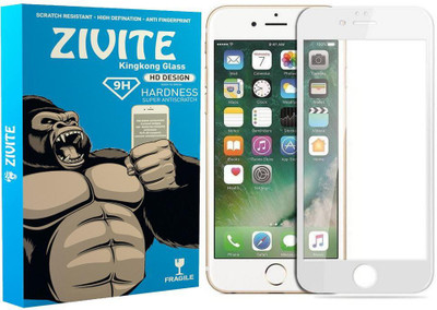 ZIVITE Edge To Edge Tempered Glass for Apple Iphone 8(Pack of 1)