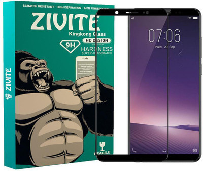 ZIVITE Edge To Edge Tempered Glass for VIVO V7 Plus(Pack of 1)