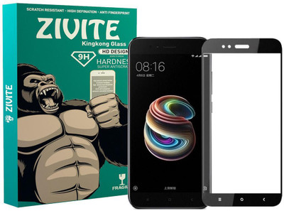 ZIVITE Edge To Edge Tempered Glass for Mi 5X(Pack of 1)