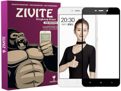 ZIVITE Edge To Edge Tempered Glass for Mi Redmi 4A(Pack of 1)