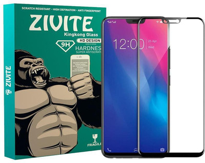 ZIVITE Edge To Edge Tempered Glass for Vivo V9(Pack of 1)