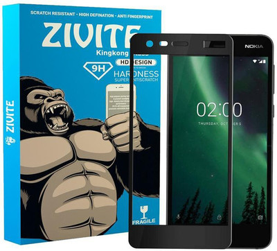 ZIVITE Edge To Edge Tempered Glass for Nokia 2(Pack of 1)