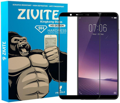 ZIVITE Edge To Edge Tempered Glass for VIVO V7 Plus(Pack of 1)