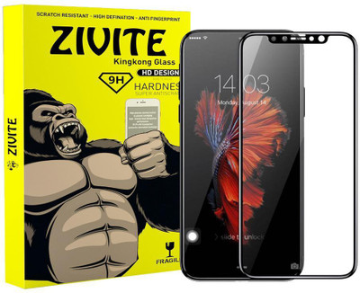 ZIVITE Edge To Edge Tempered Glass for Apple iPhone X(Pack of 1)