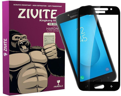 ZIVITE Edge To Edge Tempered Glass for Samsung Galaxy J2 Pro 2018(Pack of 1)
