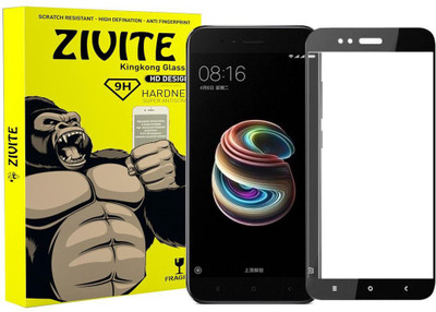 ZIVITE Edge To Edge Tempered Glass for Mi 5X(Pack of 1)