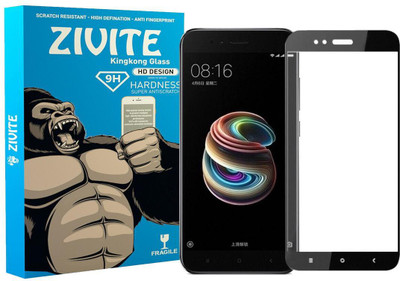 ZIVITE Edge To Edge Tempered Glass for Mi A1(Pack of 1)