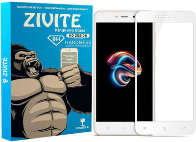 ZIVITE Edge To Edge Tempered Glass for Mi Redmi 4A(Pack of 1)