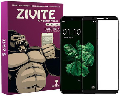 ZIVITE Edge To Edge Tempered Glass for Oppo F5 Youth(Pack of 1)
