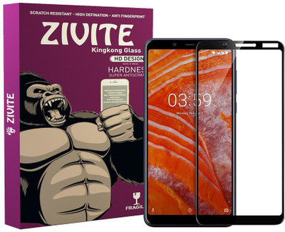ZIVITE Edge To Edge Tempered Glass for Nokia 3.1 2018(Pack of 1)