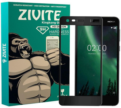 ZIVITE Edge To Edge Tempered Glass for Nokia 2(Pack of 1)