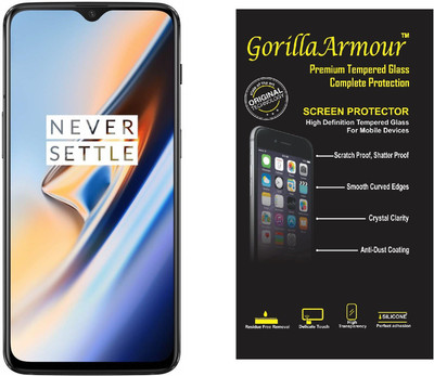 Gorilla Armour Tempered Glass Guard for OnePlus 6T(Pack of 1)