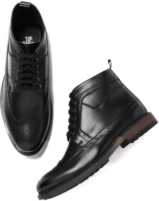 Roadster Brogues For Men(Black , 7)
