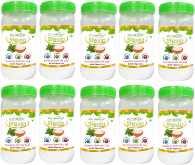 

Zindagi Stevia White Powder - Sugarfree Stevia Powder - Stevia Leaves Powder - Powder For Weight Loss (Pack Of 10) Sugar(240 g, Pack of 10)