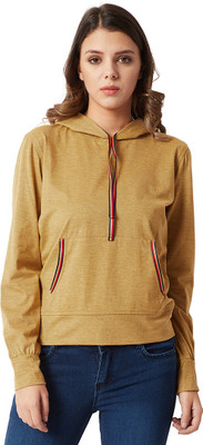 Miss Chase Full Sleeve Solid Women Sweatshirt