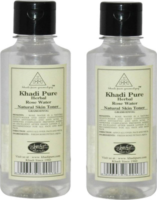 

Khadi Herbal Rose Water (PACK OF 2)(420 ml)