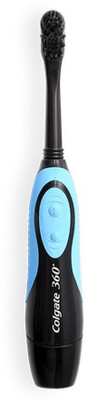 Colgate CHARCOAL BATTERY POWER TOOTHBRUSH 1PC Soft Toothbrush
