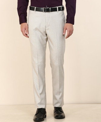 Arrow Regular Fit Men Beige Trousers