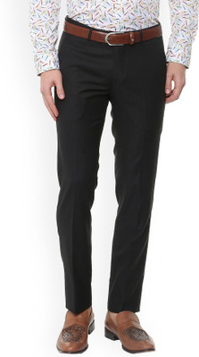 AD & AV Regular Fit Men Black Trousers