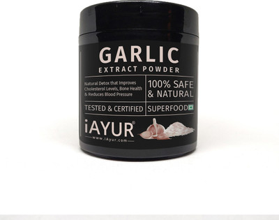 

iAYUR Garlic Extract Powder 100 Gms | Tested & Certified , Natural, Pure & Safe(100 g)