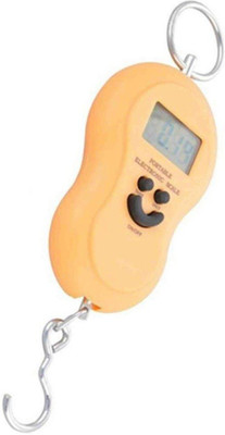 

Zelenor Smiley Pocket Weight Machine Digital 50Kg Travel Luggage Weighing Scale(Orange)