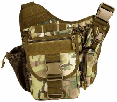 

divinezon Multi-Pockets military Shoulder messenger bag for Outdoor (cp camo color) Waterproof Multipurpose Bag(Multicolor, 15 L)