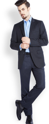 

Raymond Solid Single Breasted Formal Men's Blazer(Black, Blue