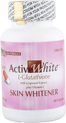 

Active White L-Glutathione Skin Whitener Capsules 60 Capsule(60 g)