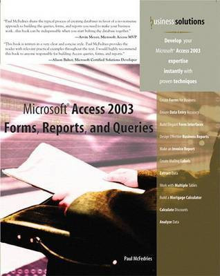 Microsoft Access 2003(English, Electronic book text, McFedries Paul)