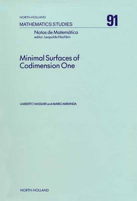 Minimal Surfaces of Codimension One(English, Electronic book text, Massari Umberto)