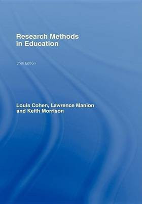 Research Methods in Education(English, Electronic book text, Professor Cohen Louis)