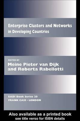 Enterprise Clusters and Networks in Developing Countries(English, Electronic book text, Dijk Meine Pieter Van)