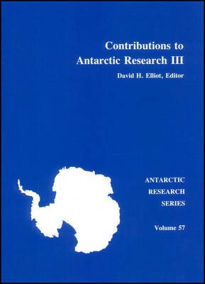 Contributions to Antarctic Research III(English, Microfilm, Elliot DH)