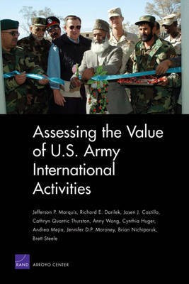 Assessing the Value of U.S. Army International Activities(English, Electronic book text, Marquis Jefferson P)