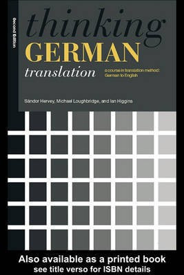 Thinking German Translation(English, Electronic book text, Hervey Sandor)