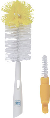 

MeeMee Mee Mee Sponge Brush Bottle Cleaning Brushes (Yellow)(Yellow)