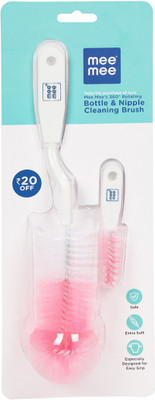 

MeeMee Bottle and Nipple Cleaning Brush (Pink)(Pink)