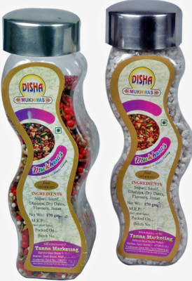 

Disha Mouth Freshner / Mukhwas - 170 gms (Pack of 2) Different Flavours Mouth Freshener(Pack of 2)