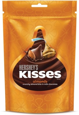 HERSHEY'S Kisses Crunchy Almond Bits in Milk Chocolate Truffles(100.8 g)