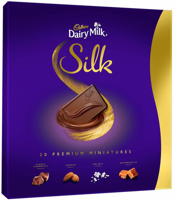 

Cadbury Dairy Milk Silk Miniatures Chocolate Gift Pack, 200 g Bars(200 g)