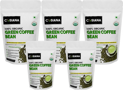 

cosiana Instant Green Coffee Premix with Lemon Flavour for Weight Management 800 GM Pack of 5 Instant Coffee 800 g(Pack of 5)
