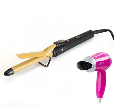

VEGA Hair Curler VHCH-01 And Hair Dryer VHDH-04 Combo(Set of 2)