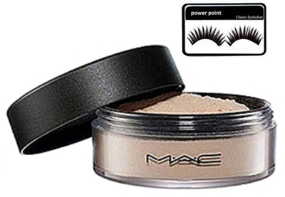 

power point Eyelashes & loose powder(Set of 2)