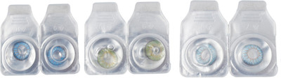 

Optify Combo Pack Monthly Color Contact Lens With Travel Kit Monthly Contact Lens(1, Light Blue-Blue-Green, Pack of 3)